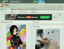 Tablet Screenshot of aimeru.deviantart.com