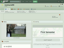 Tablet Screenshot of neoshayna888.deviantart.com