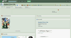 Desktop Screenshot of marginal-prince-club.deviantart.com
