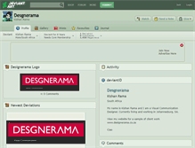 Tablet Screenshot of desgnerama.deviantart.com