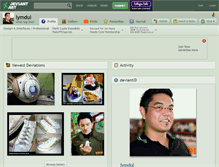 Tablet Screenshot of lymdul.deviantart.com