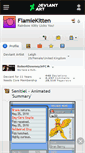 Mobile Screenshot of flamiekitten.deviantart.com