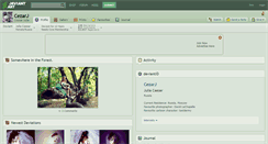 Desktop Screenshot of cezarj.deviantart.com