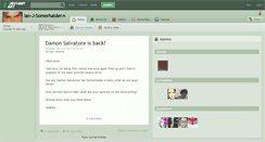 Desktop Screenshot of ian-j-somerhalder.deviantart.com