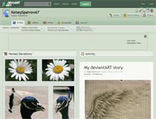 Tablet Screenshot of kelseysparrow67.deviantart.com