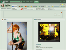 Tablet Screenshot of dugfinn.deviantart.com