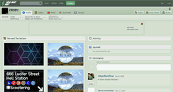 Desktop Screenshot of crody.deviantart.com