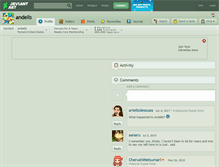 Tablet Screenshot of andells.deviantart.com
