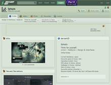 Tablet Screenshot of lynucs.deviantart.com