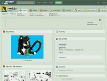 Tablet Screenshot of neojojo.deviantart.com