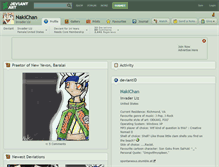 Tablet Screenshot of nakichan.deviantart.com