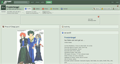 Desktop Screenshot of frostartangel.deviantart.com