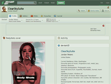 Tablet Screenshot of clearskysuite.deviantart.com