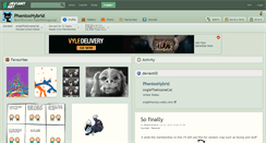 Desktop Screenshot of phenioxhybrid.deviantart.com