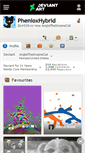 Mobile Screenshot of phenioxhybrid.deviantart.com