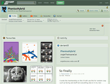 Tablet Screenshot of phenioxhybrid.deviantart.com
