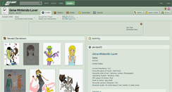 Desktop Screenshot of gena-nintendo-luver.deviantart.com