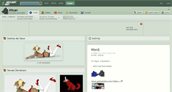 Desktop Screenshot of kitxan.deviantart.com