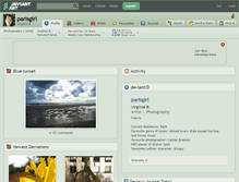 Tablet Screenshot of parisgirl.deviantart.com
