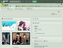 Tablet Screenshot of gimei.deviantart.com