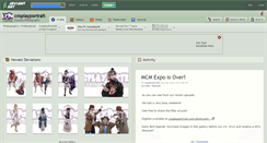 Desktop Screenshot of cosplayportrait.deviantart.com