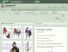Tablet Screenshot of cosplayportrait.deviantart.com
