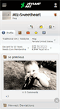 Mobile Screenshot of miz-sweetheart.deviantart.com