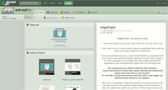 Desktop Screenshot of anti-inofc.deviantart.com