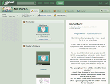 Tablet Screenshot of anti-inofc.deviantart.com