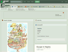Tablet Screenshot of ladysix.deviantart.com