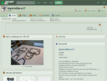 Tablet Screenshot of black-kittie-617.deviantart.com