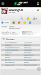 Mobile Screenshot of meaningfull.deviantart.com