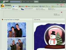 Tablet Screenshot of cherazor.deviantart.com