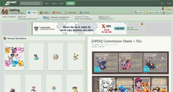Desktop Screenshot of kattling.deviantart.com