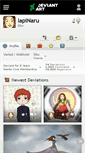 Mobile Screenshot of lapinaru.deviantart.com