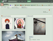 Tablet Screenshot of lapinaru.deviantart.com