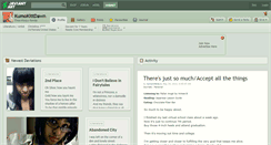 Desktop Screenshot of kumokittdawn.deviantart.com