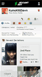 Mobile Screenshot of kumokittdawn.deviantart.com