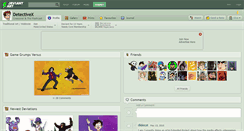 Desktop Screenshot of detectivex.deviantart.com