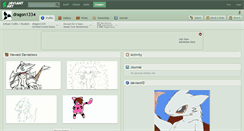 Desktop Screenshot of dragon1334.deviantart.com