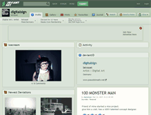 Tablet Screenshot of digitalsign.deviantart.com