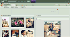 Desktop Screenshot of minedesign.deviantart.com