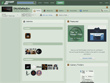 Tablet Screenshot of ditchdefault.deviantart.com