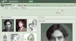Desktop Screenshot of kingospades.deviantart.com