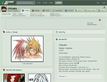 Tablet Screenshot of chiiyako.deviantart.com