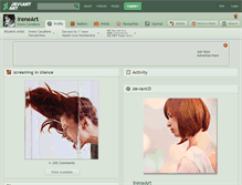 Tablet Screenshot of ireneart.deviantart.com