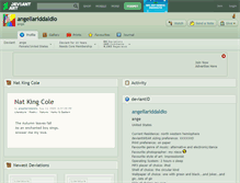Tablet Screenshot of angellariddaldio.deviantart.com