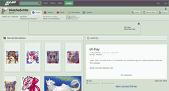 Desktop Screenshot of bleachedwhite.deviantart.com