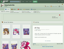 Tablet Screenshot of bleachedwhite.deviantart.com