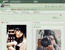 Tablet Screenshot of kutu14.deviantart.com